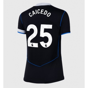 Billige Fotballdrakt Chelsea Moises Caicedo #25 Replika Tredjedrakt Dame 2025-26 Kortermet